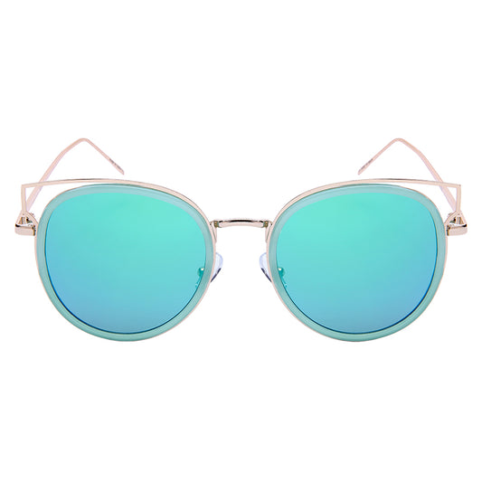 ROUND WOMEN BULK SUNGLASSES 32212-FLREV