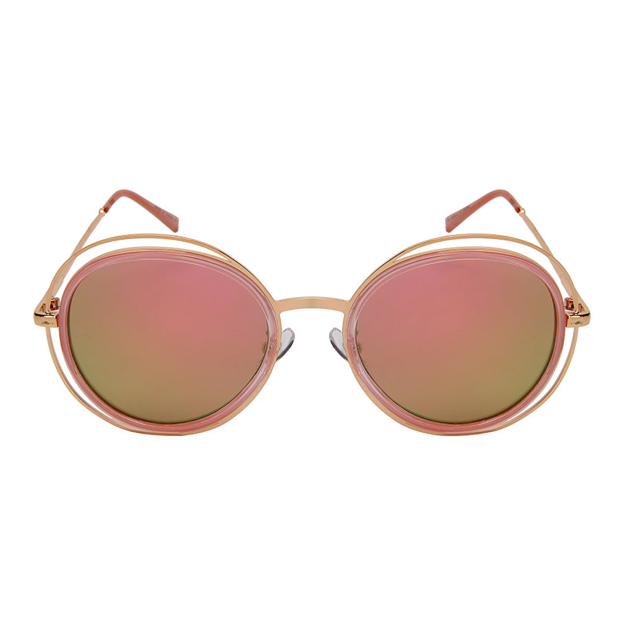 ROUND - OVAL LADIES BULK WHOLESALE SUNGLASSES 3305-FLREV