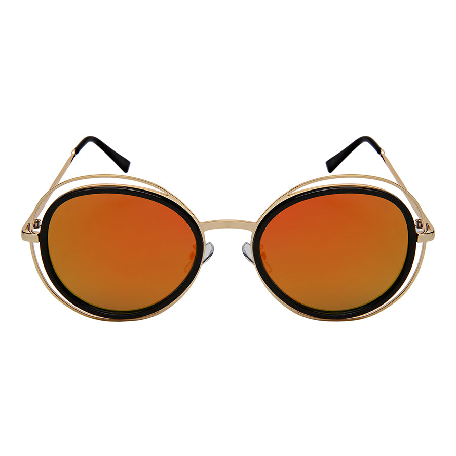 ROUND - OVAL LADIES BULK WHOLESALE SUNGLASSES 3305-FLREV