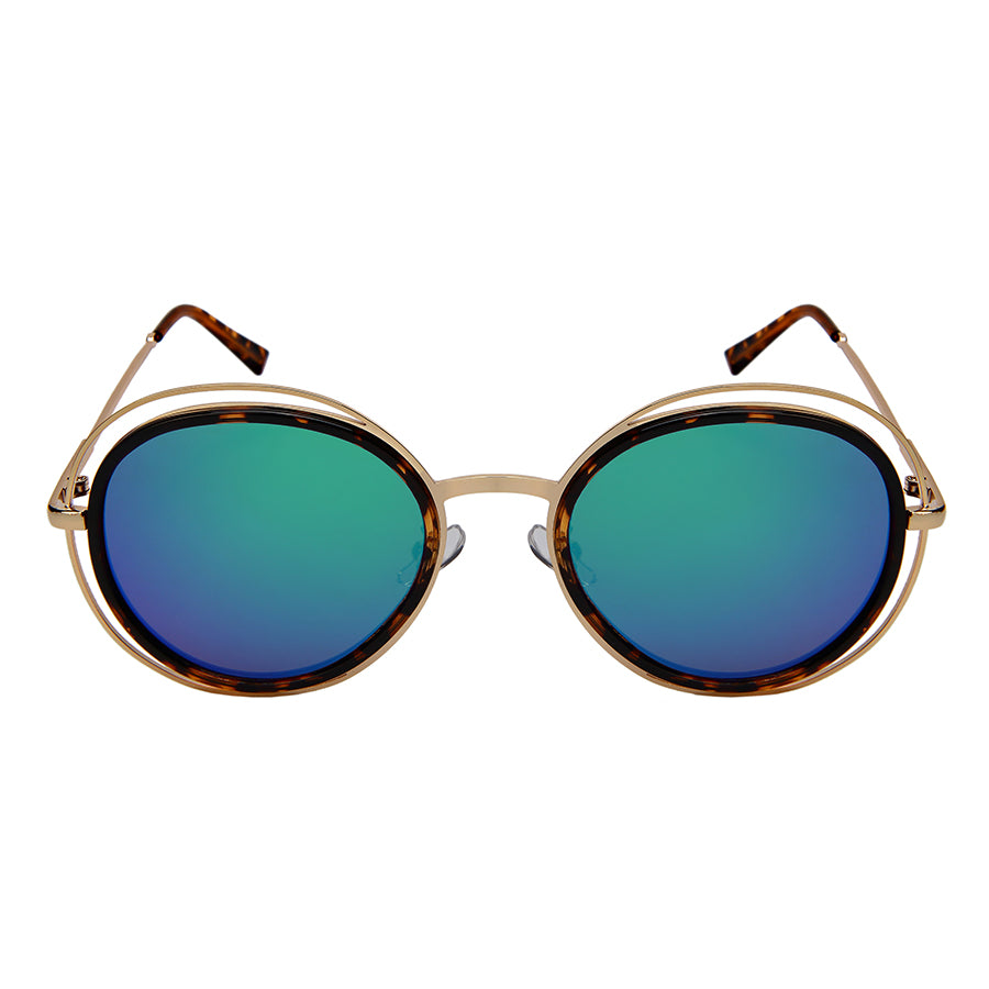 ROUND - OVAL LADIES BULK WHOLESALE SUNGLASSES 3305-FLREV