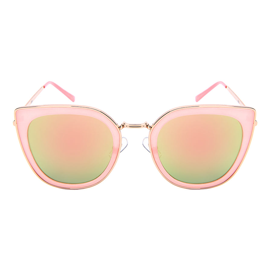CAT EYE LADIES BULK WHOLESALE SUNGLASSES 3306-FLREV