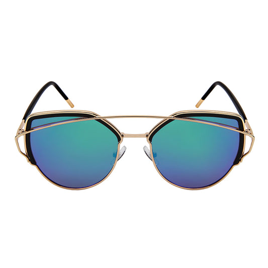 GEOMETRIC STYLE BULK WHOLESALE SUNGLASSES 3307-FLREV