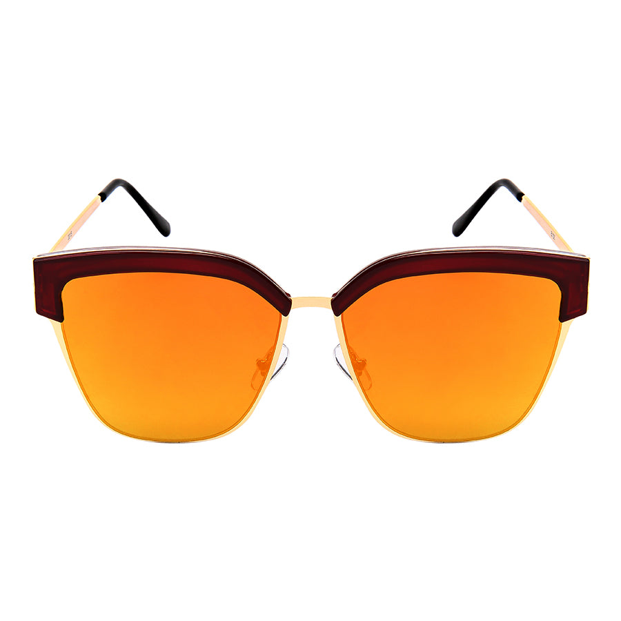 MIRROR FASHION GEOMETRIC STYLE BULK WHOLESALE SUNGLASSES 3315-FLREV