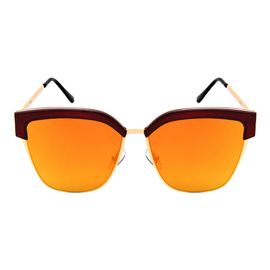 MIRROR FASHION GEOMETRIC STYLE BULK WHOLESALE SUNGLASSES 3315-FLREV