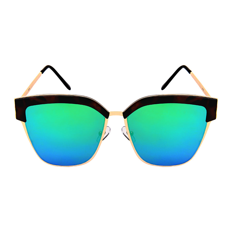 MIRROR FASHION GEOMETRIC STYLE BULK WHOLESALE SUNGLASSES 3315-FLREV