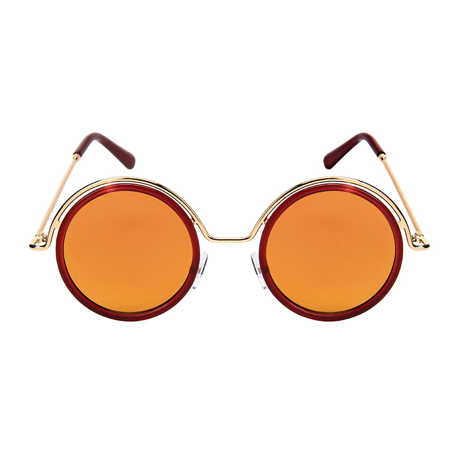 ROUND WOMEN SUNGLASSES WHOLESALE 3318-FLREV