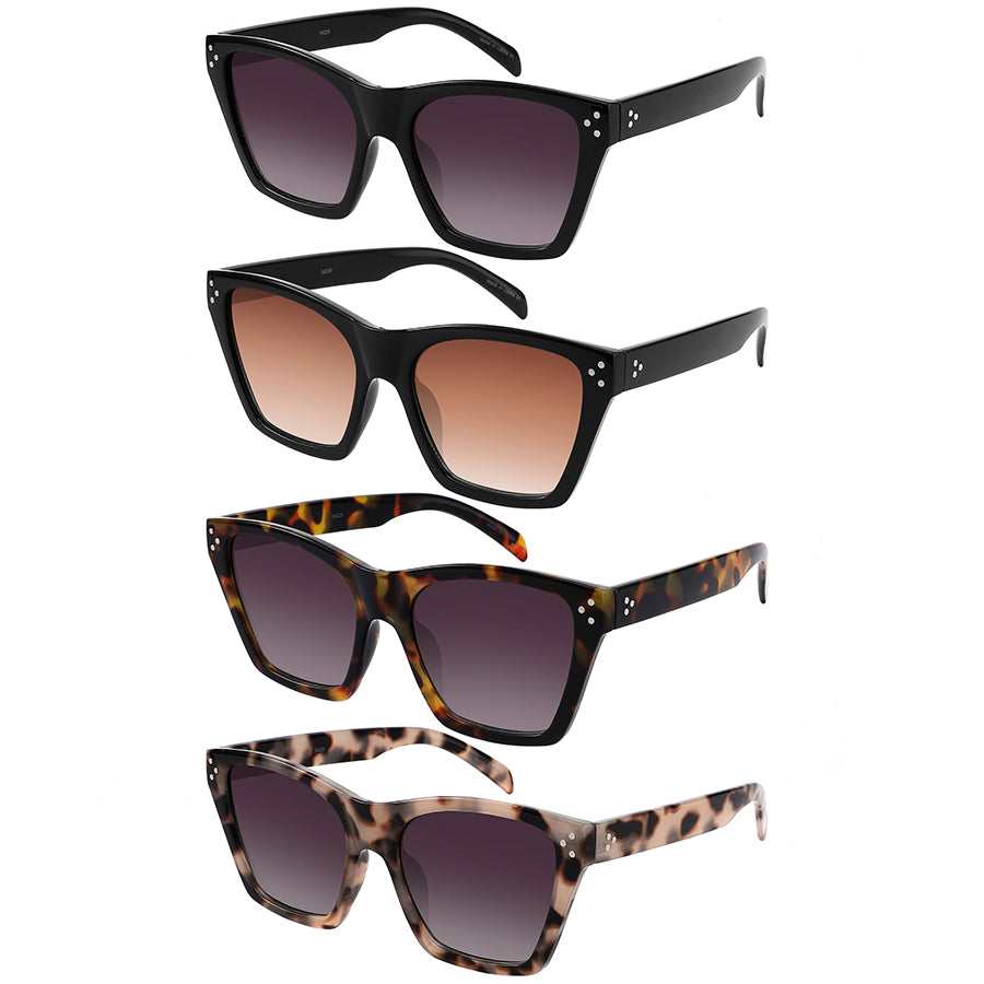 CLASSIC WOMEN SQUARE WHOLESALE SUNGLASSES 34229-FLOCR