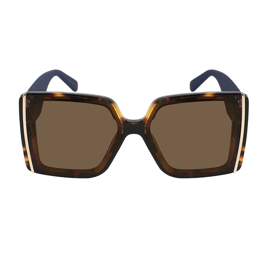 SQUARE OVERSIZE WOMEN SUNGLASSES WHOLESALE 34234-FLAP