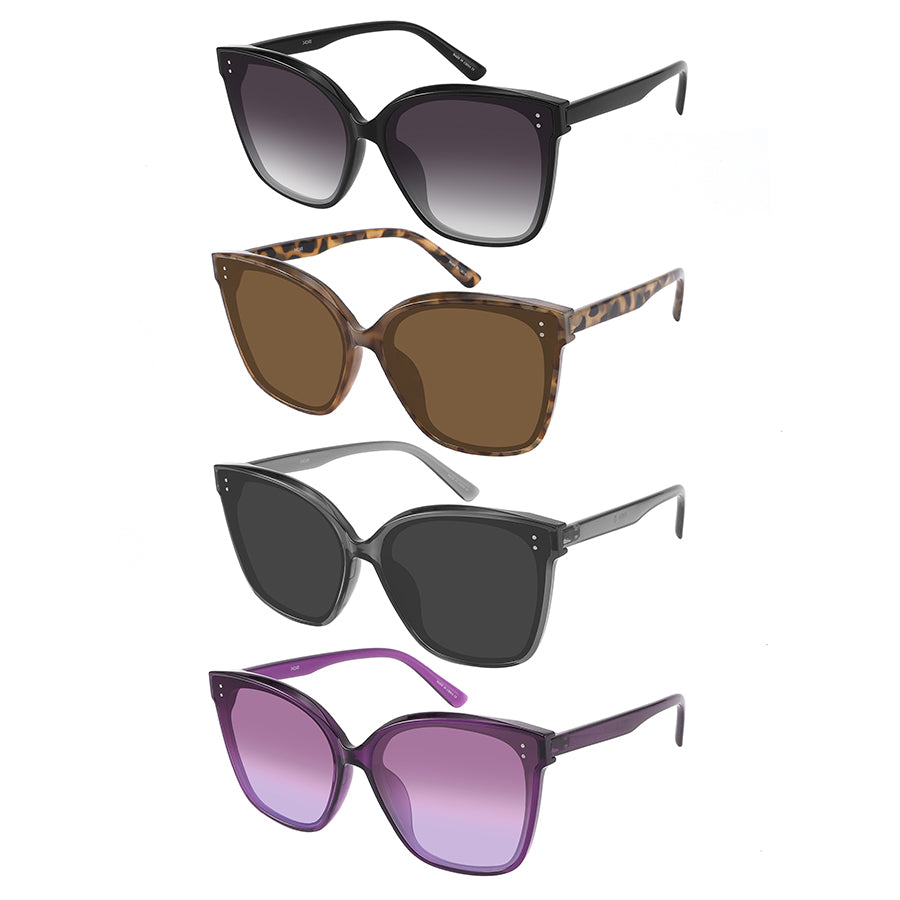 OVERSIZE SQUARE WOMEN FASHION SUNGLASSES WHOLESALE 34248-FLOCR