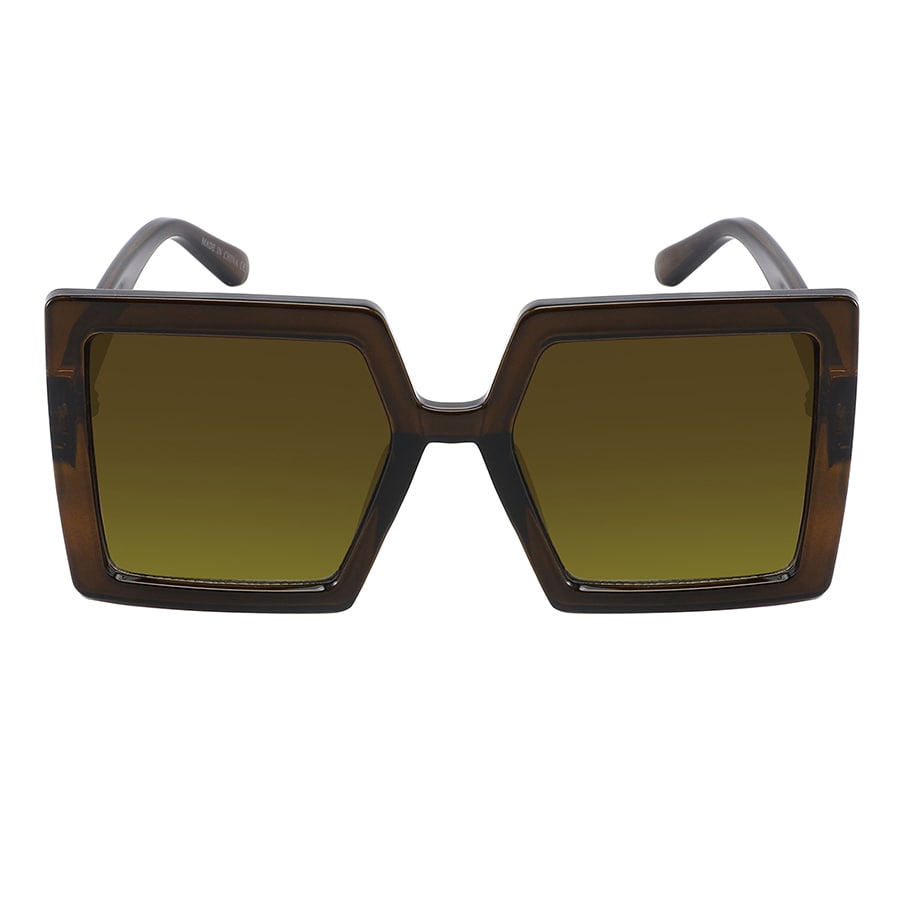 SQUARE WOMEN OVERSIZE SUNGLASSES WHOLESALE 34251-FLOCR