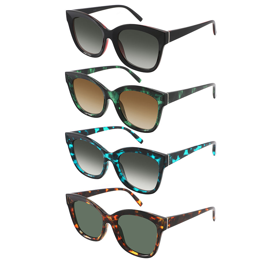 OVERSIZE SQUARE WOMEN SUNGLASSES WHOLESALE 34268-FLAP