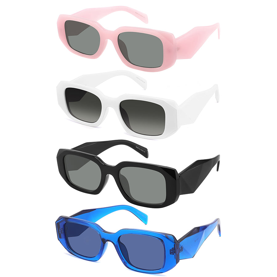 SQUARE WOMEN SUNGLASSES WHOLESALE 34272-FLAP