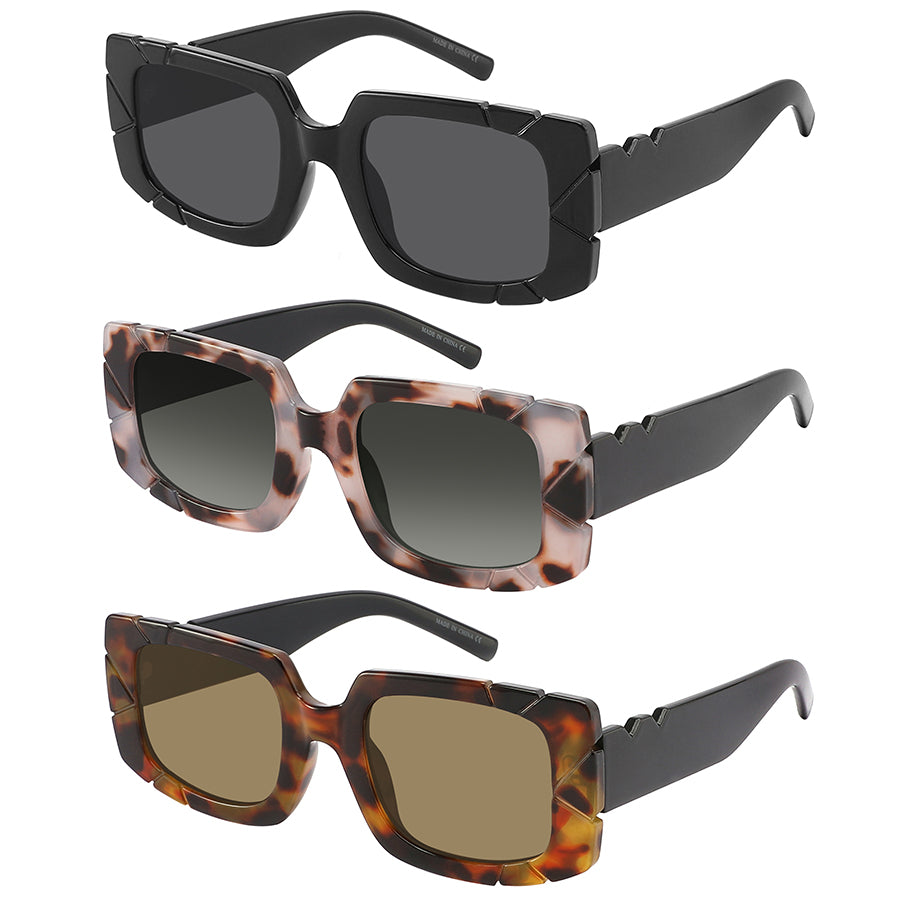 SQUARE FASHION WOMEN SUNGLASSES WHOLESALE 34288-FLSD