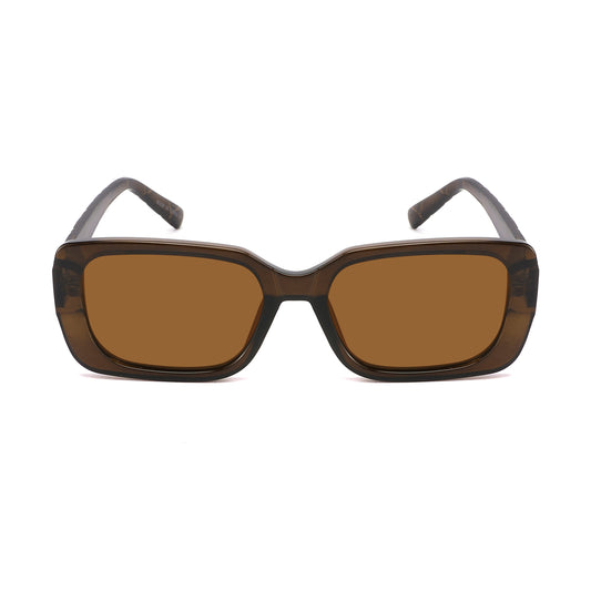 LADIES POLARIZED FASHION SQUARE / RECTANGULAR SUNGLASS 34293-FLP