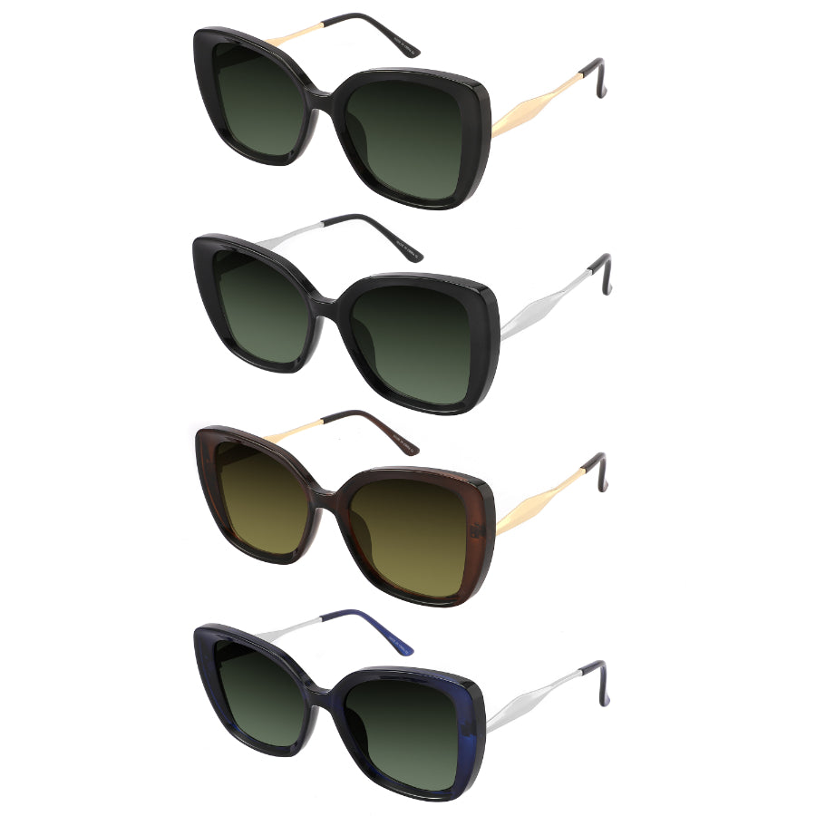 FASHION SQUARE WOMEN SUNGLASSES WHOLESALE 34306-FLAP