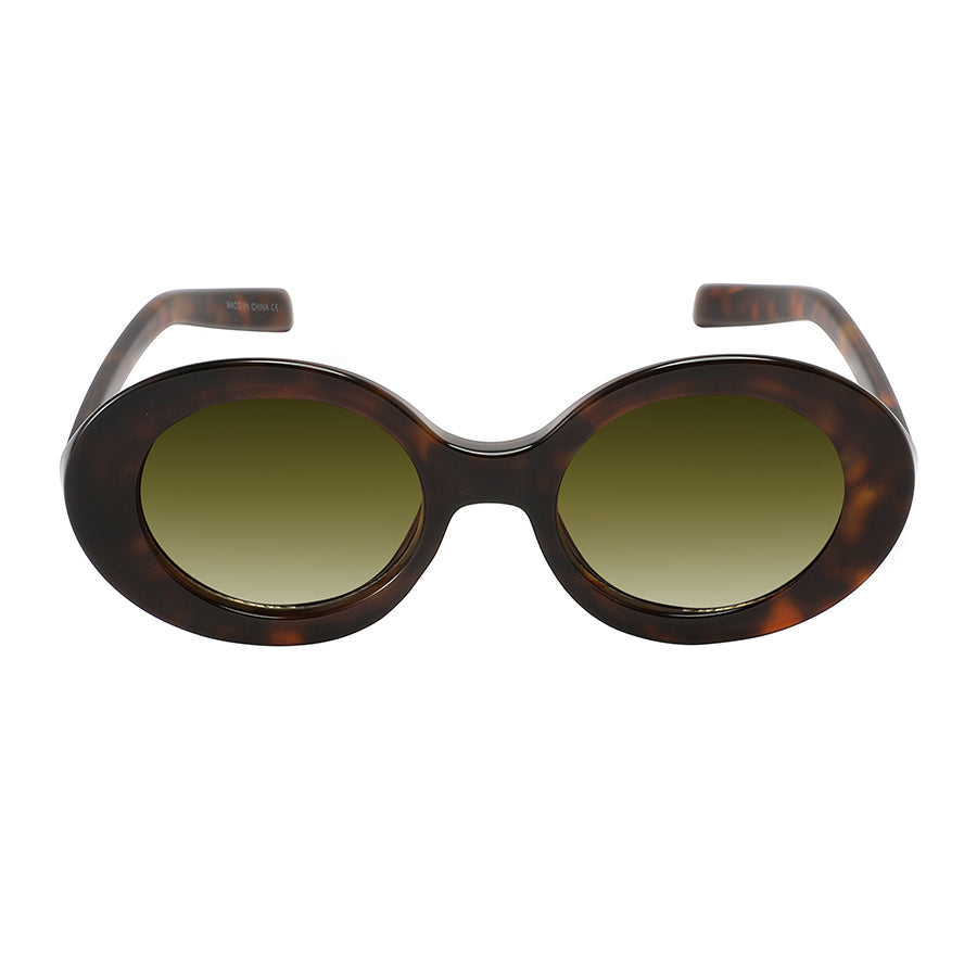 RETRO ROUND LADIES SUNGLASS 34307-FLAP