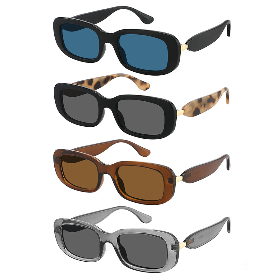 Retro Square Sunglasses 34330-FLSD