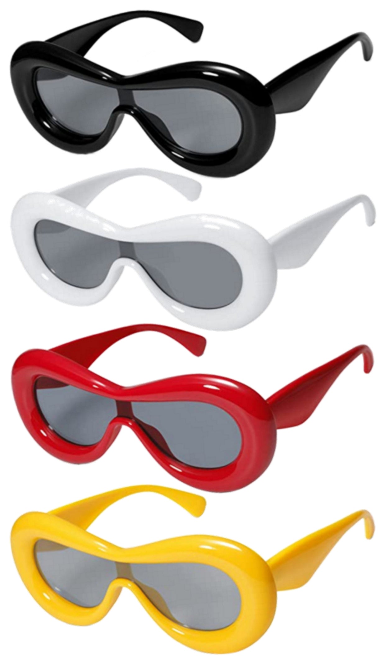 FASHION PLASTIC LADIES WHOLESALE SUNGLASSES 35100-FLSD