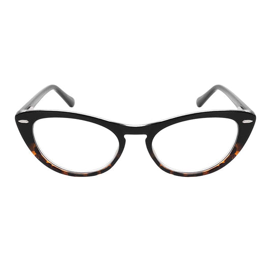 ANTI-BLUE LIGHT CAT EYE READING GLASSES WHOLESALE 39416S-AB