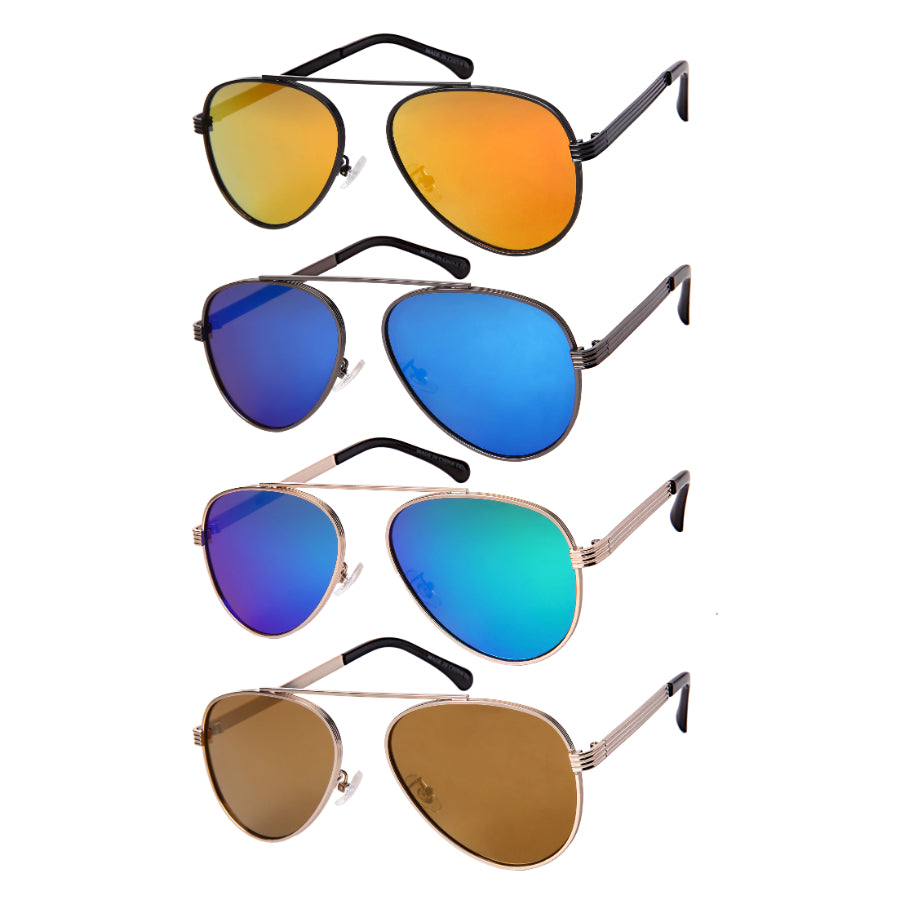 AVIATOR UNISEX WHOLESALE SUNGLASSES 5102-FLREV