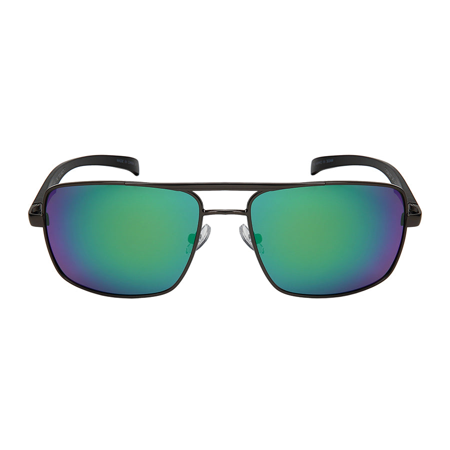 POLARIZED COLOR MIRROR SQUARED MEN WHOLESALE SUNGLASSES 51102SAL PRV