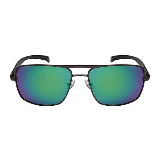 POLARIZED COLOR MIRROR SQUARED MEN WHOLESALE SUNGLASSES 51102SAL PRV