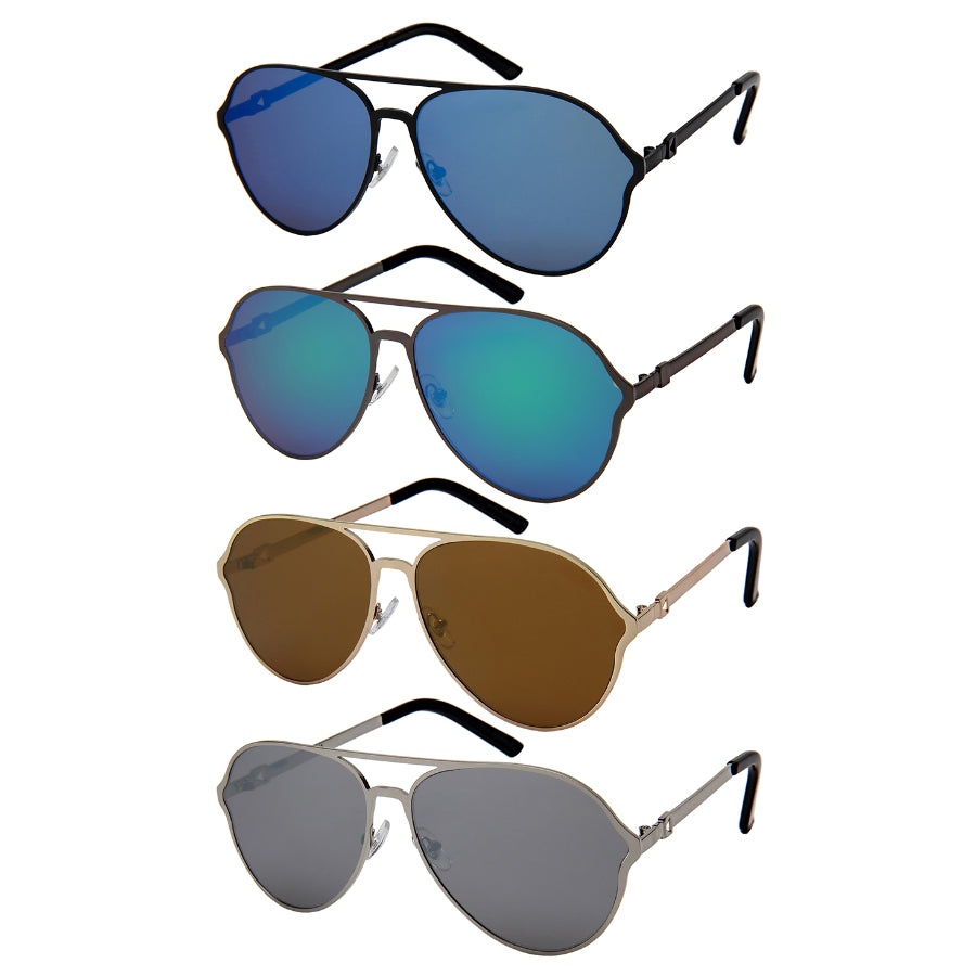 AVIATOR UNISEX BULK WHOLESALE SUNGLASSES 5111-FLREV