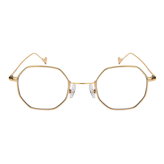 CLEAR LENS GEOMETRIC SHADE UNISEX BULK WHOLESALE 5112-FLCL