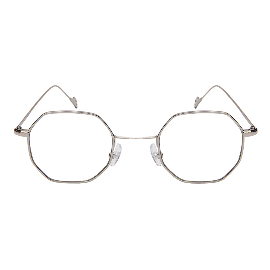 CLEAR LENS GEOMETRIC SHADE UNISEX BULK WHOLESALE 5112-FLCL