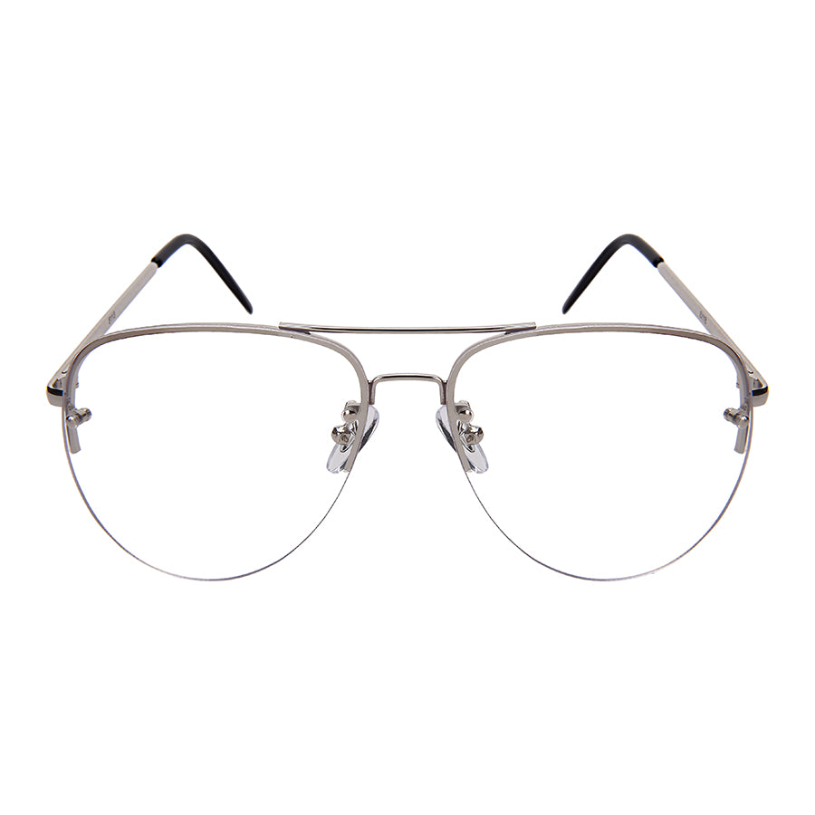 AVIATOR UNISEX BULK WHOLESALE CLEAR SUNGLASSES 5113-CL