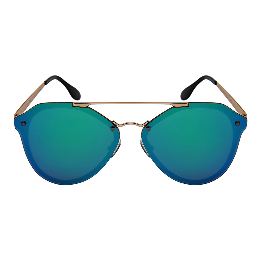 GEOMETRIC STYLE BULK WHOLESALE SUNGLASSES 5120-FLREV