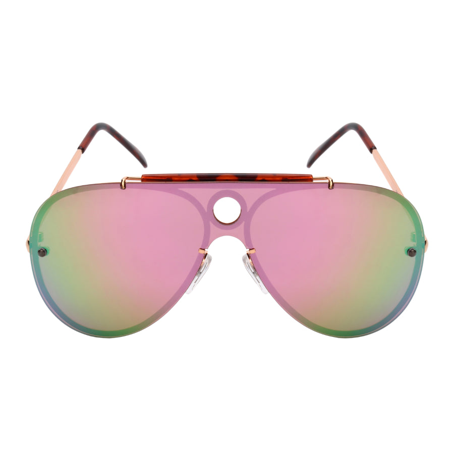 AVIATOR UNISEX BULK WHOLESALE SUNGLASSES 5126-FLREV