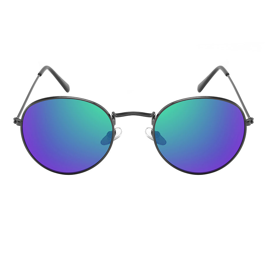 CLASSIC ROUND COLOR MIRROR UNISEX WHOLESALE SUNGLASSES 5146-REV