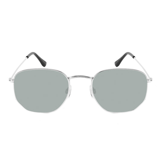 RETRO SQUARE COLOR LENS UNISEX SUNGLASSES WHOLESALE 5156-FLCR