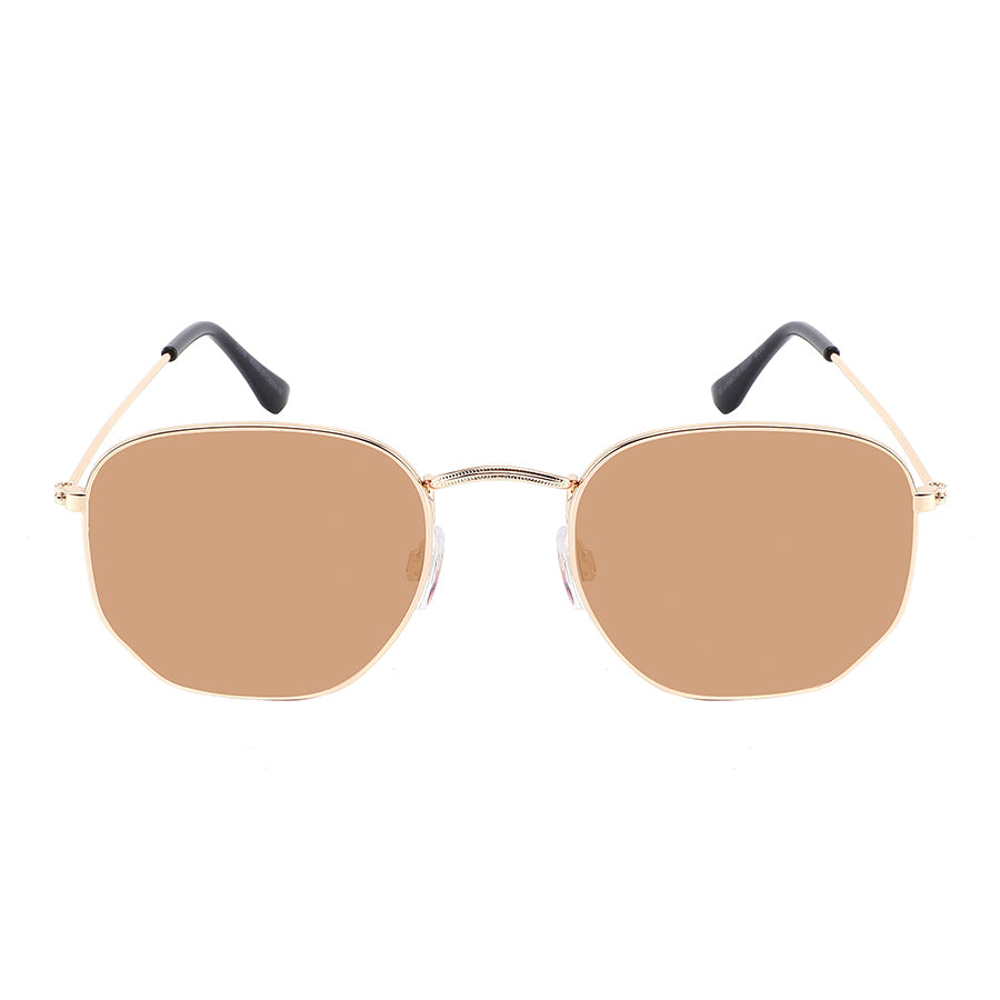 RETRO SQUARE COLOR LENS UNISEX SUNGLASSES WHOLESALE 5156-FLCR