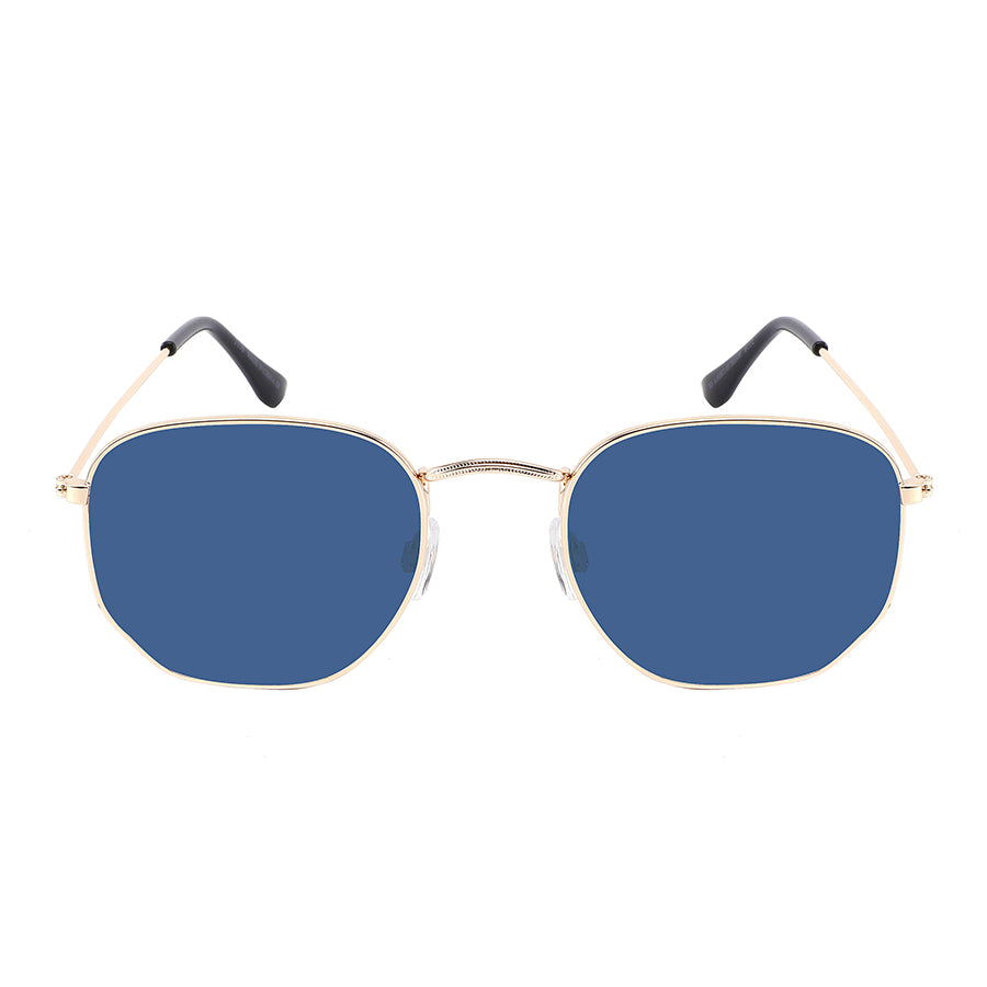 RETRO SQUARE COLOR LENS UNISEX SUNGLASSES WHOLESALE 5156-FLCR