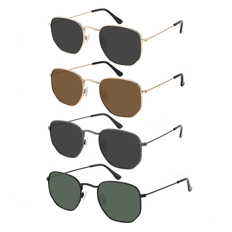 POLARIZED SQUARE UNISEX SUNGLASSES WHOLESALE 5156-P