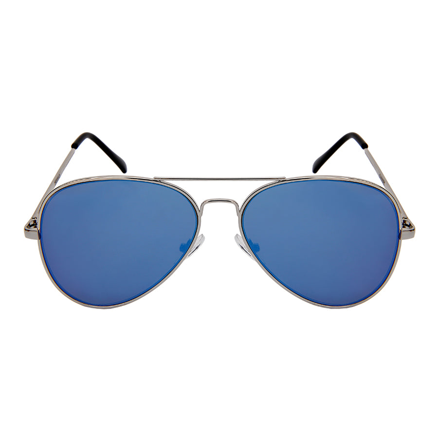 AVIATOR W/SPRING HINGE FLAT LENS UNISEX BULK SUNGLASSES 5183S