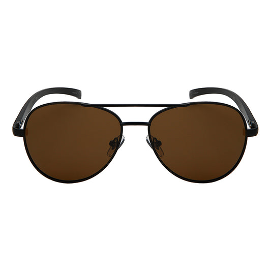 POLARIZED ALUMINUM AVIATOR UNISEX WHOLESALE SUNGLASSES 5189SAL-P