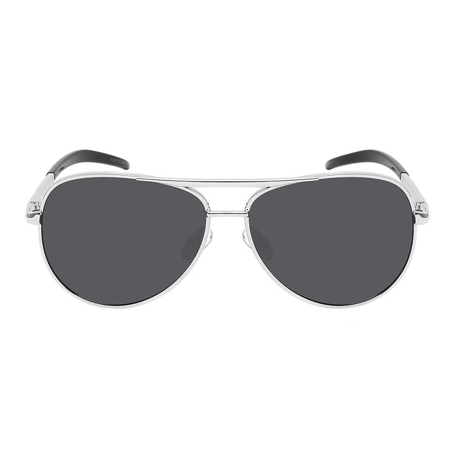UNISEX SPRING HINGE AVIATOR WHOLESALE SUNGLASSES 5191S-SD