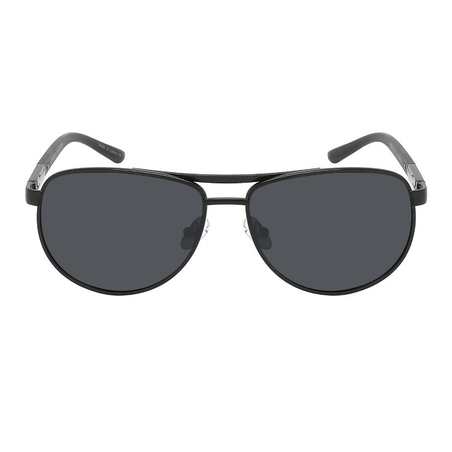 POLARIZED AVIATOR MEN SUNGLASSES WITH SPRING HINGE WHOLESALE 5196S-P