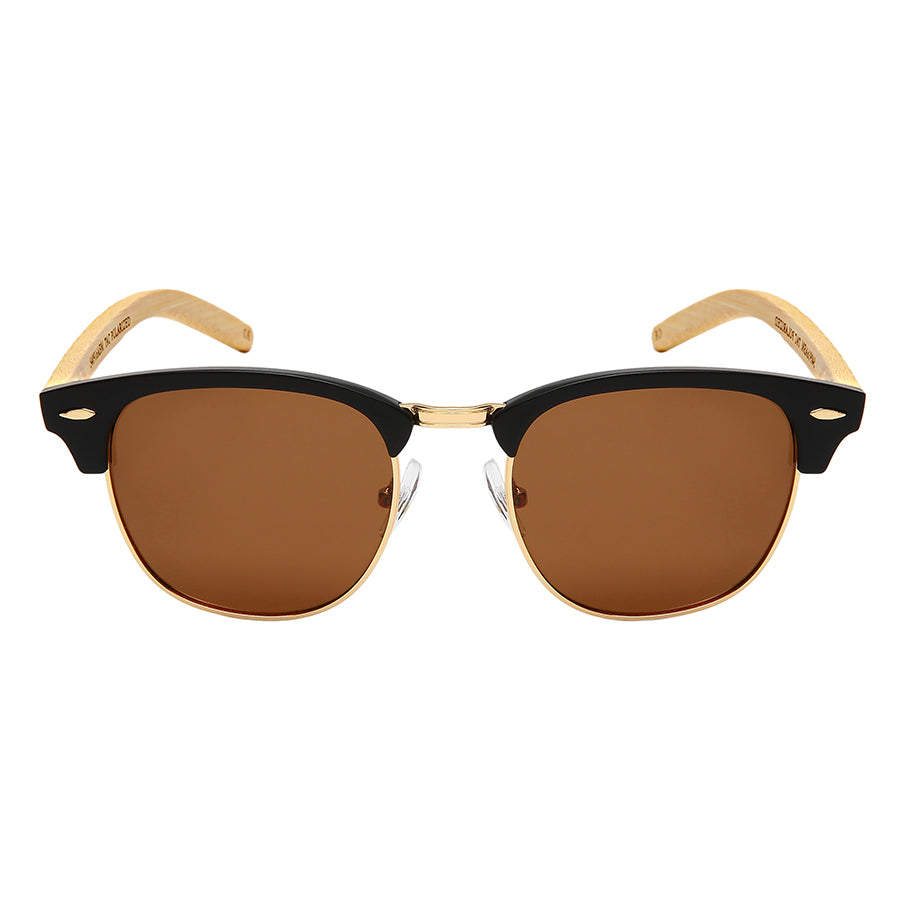 POLARIZED SOHO BAMBOO UNISEX SUNGLASSES BULK 53120BM-P