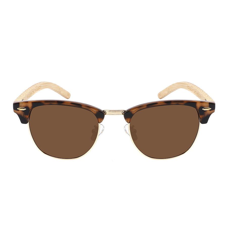 POLARIZED SOHO BAMBOO UNISEX SUNGLASSES BULK 53120BM-P