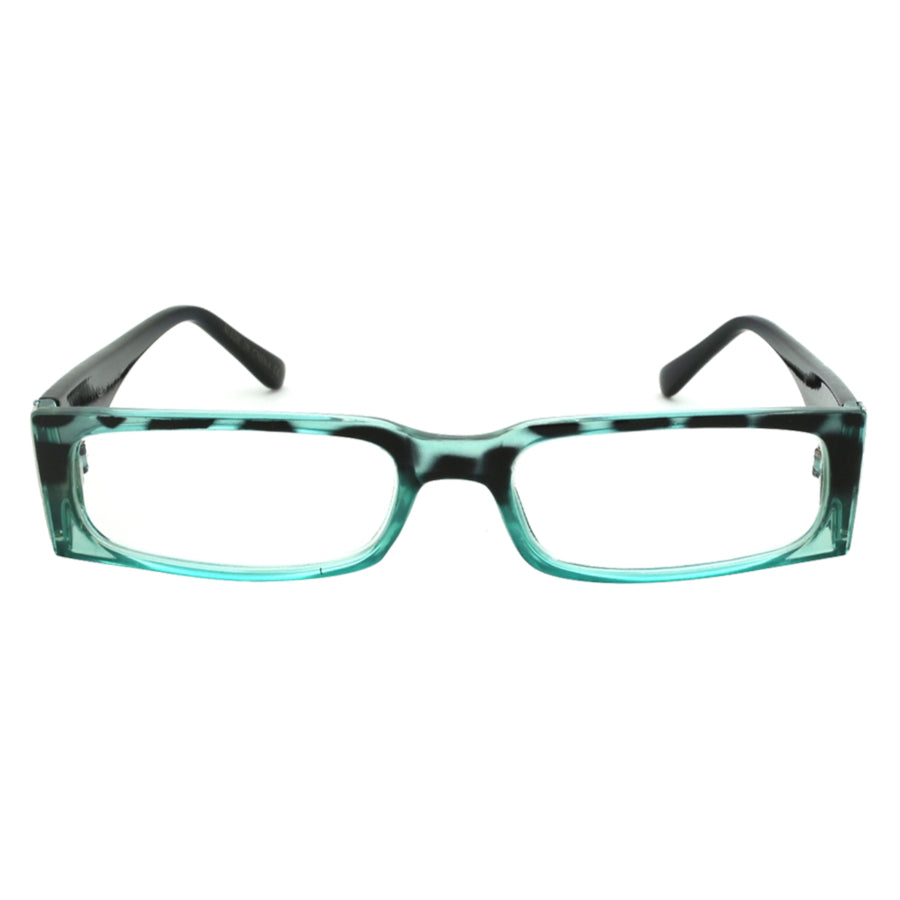 RECTANGULAR PLASTIC UNISEX READING GLASSES WHOLESALE 540181TT