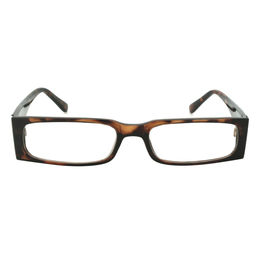 RECTANGULAR PLASTIC UNISEX READING GLASSES WHOLESALE 540181TT