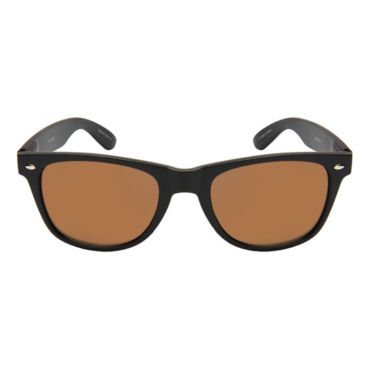 HORNED RIM UNISEX BULK WHOLESALE SUNGLASSES 5401ASMBLK-P