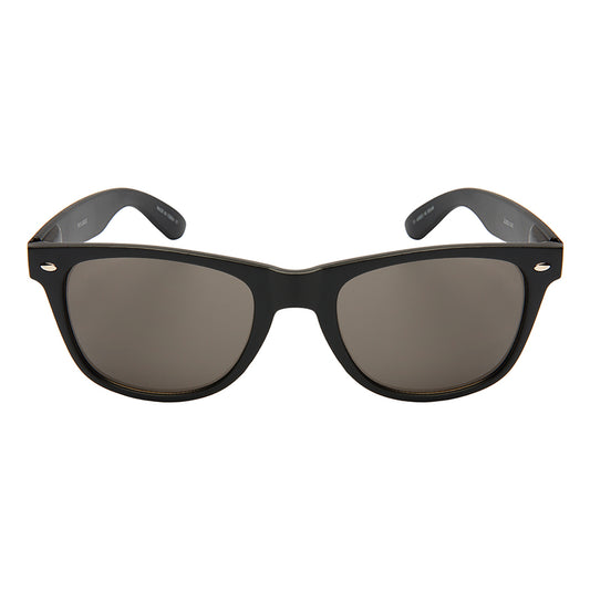 HORNED RIM UNISEX BULK WHOLESALE SUNGLASSES 5401ASMBLK-SD