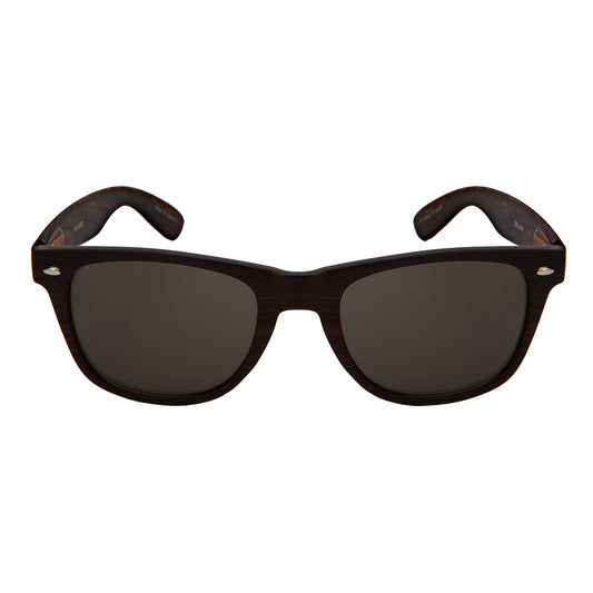 HORNED RIM FAUX WOOD UNISEX WHOLESALE SUNGLASSES 5401ASWD-SD