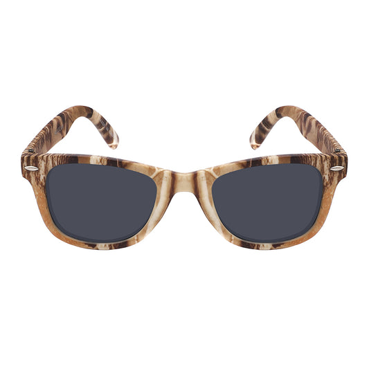 CAMOUFLAGE HORN RIMMED UNISEX WHOLESALE SUNGLASSES 5401CCAM-SD-2
