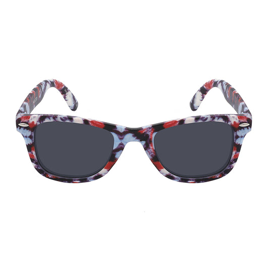 TIE DYE HORN RIMMED SUNGLASSES WHOLESALE 5401CTD-SD-2